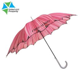 Nhỏ gọn mạnh tự động mở ô dù màu hồng dài 70-100cm cho những ngày mưa