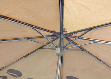 Mạnh mẽ gấp ba chiếc ô, ô golf có thể gập lại Thiết kế tùy chỉnh