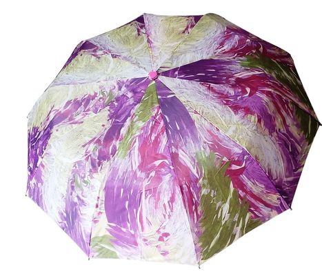 Parasol chống thấm nước / chống gió 2 ô gấp nhiều màu sắc cho nữ