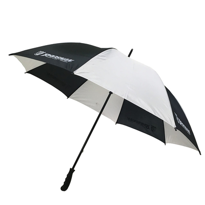 Đường kính 130CM 190T Polyester Golf Umbrella với khung kim loại