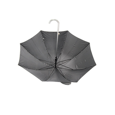 Ô kim loại 8mm Pongee UV Coating Umbrella with J Handle