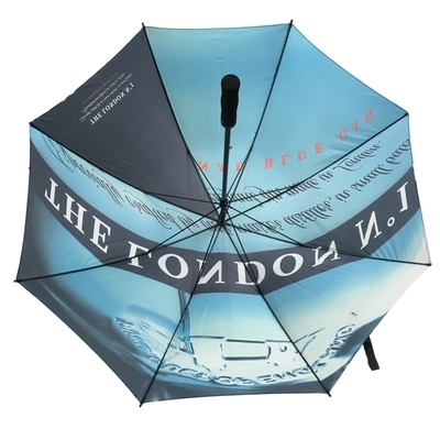 Đường kính in kỹ thuật số 130cm Sách hướng dẫn sử dụng Pongee Open Golf Umbrella