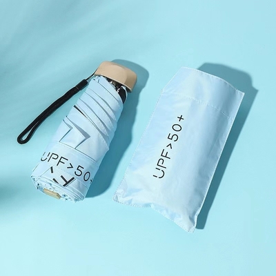 Ultra Low Light Portable 5 Ô có thể gập lại Kem chống nắng UV Ô bỏ túi nhỏ