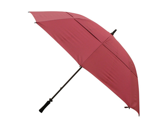Logo tùy chỉnh Windproof Fiberglass Golf Umbrella Double Canopy
