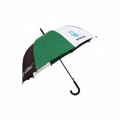 Chiếc ô golf 8 sườn polyester chống gió tự động mở với tay cầm ergonomic