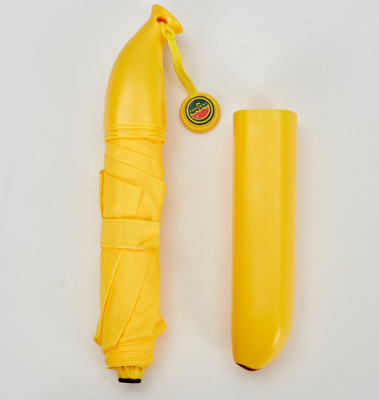 19 inch 6K Triple Folding Light And Easy To Carry Banana Umbrella