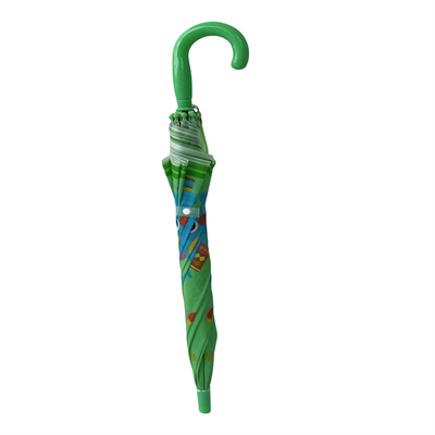 OEM Dome Catoon Kids Umbrella Với Cánh kim loại Và sườn sợi thủy tinh