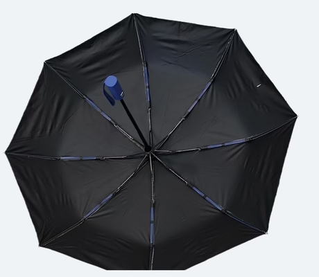 UPF 50 tự động mở / đóng Pongee UV bãi biển dù 23 inch 12 xương sườn mạnh mẽ chống gió