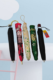 Super Lightweight 2 Chuyển lại chuồng mưa khung satin sợi thủy tinh xương sườn hướng dẫn mở 19 inch 8 tấm