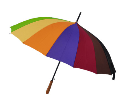 30 Inch Chromatic mens Golf Umbrella Metal Shaft gỗ xử lý với in chuyển nhiệt
