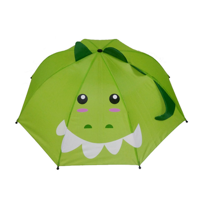 18 Inch Compact Animals Kids Umbrella With Customized Print Dễ mang theo