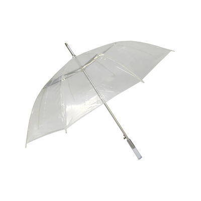 Chiếc ô mái che rõ ràng cho mưa sườn sợi thủy tinh và thiết kế tùy chỉnh 23 inch với trục nhôm