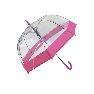 23 Inch Rain Umbrella With Transparent Fabric Highlight Transparent Umbrella (Mặt dù mưa 23 inch với vải trong suốt)