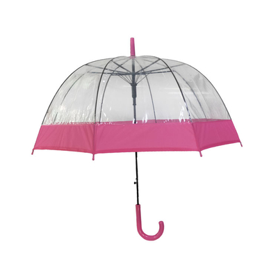 23 Inch Rain Umbrella With Transparent Fabric Highlight Transparent Umbrella (Mặt dù mưa 23 inch với vải trong suốt)