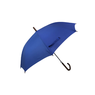 Những chiếc ô golf tùy chỉnh với tay cầm bằng gỗ và xương sườn kim loại trong vải polyester / Pongee