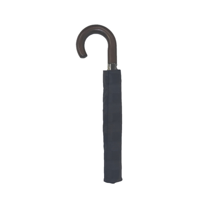 23 inch 2 gấp ô tự động với tay cầm gỗ