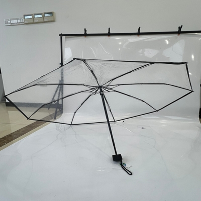 21 inch 5 phủ gấp ô trong suốt cho mưa chức năng mở thủ công