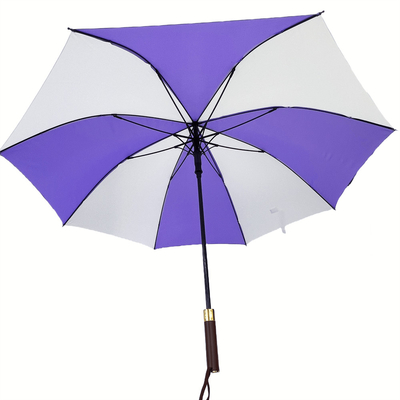 27 inch 190T Pongee Fabric Super Windproof Golf dù với khung sợi thủy tinh và tay cầm EVA