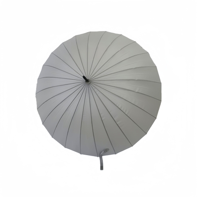 23 inch Super Windproof Wooden Handle Umbrella với 190T Pongee Fabric 24 Ribs và đường kính mở 104cm
