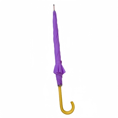 Giữ khô 23 inch thẳng cầm gỗ ô Brolly với 8 xương sườn siêu chống gió và ánh sáng