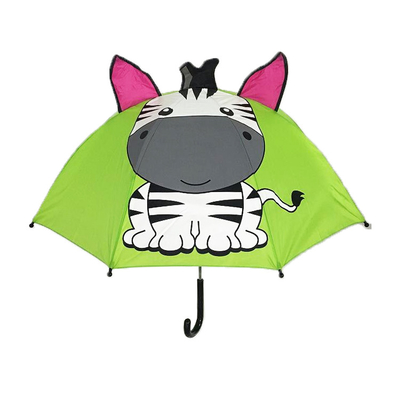 15 Inch Cartoon tự động mở theo hướng dẫn đóng dù trẻ em với tai động vật