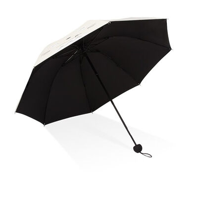 Chiếc ô sườn 8 Chiếc ô gấp Đứng bền Gắn gọn Động tay Bảo vệ mưa Mặt trời Đèn nhẹ Chiếc ô du lịch thích hợp cho ngoài trời