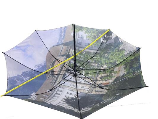 Ô dù golf khung kim loại và sợi thủy tinh quảng cáo cá nhân hóa ô in theo yêu cầu cho giải pháp quà tặng doanh nghiệp