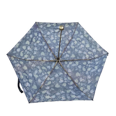21 inch Siêu nhẹ Mini Ladies Umbrella 3 Gấp