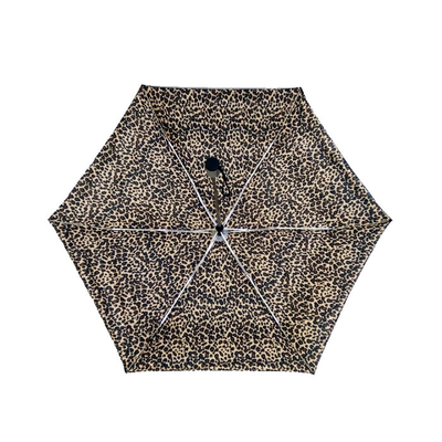 Lepoard In chống tia cực tím Mini Windproof Pocket Umbrella