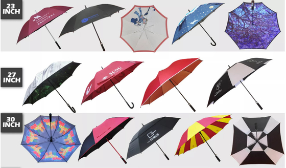 Ô thăng hoa Pongee 30 "60" chống gió tự động mở