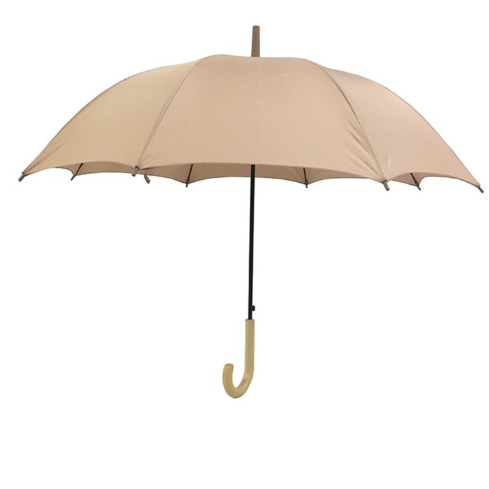 Màu đơn giản Long Umbrella Auto Open Umbrella Long Design Closed Độ dài 92cm