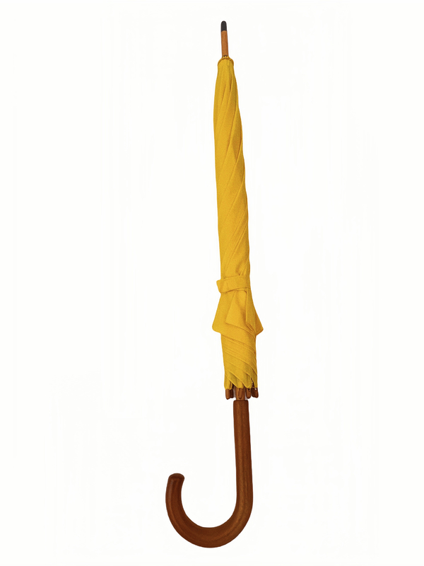 chất lượng cao 23 Inch Windproof Auto Open Stick Umbrella Với Cánh gỗ Và Sợi thủy tinh