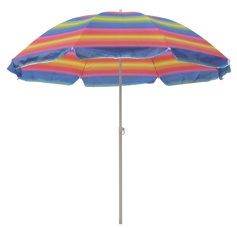 42 inch Streerable Metal Beach Umbrella Với UPF 50 Bảo vệ với 210T vải oxford