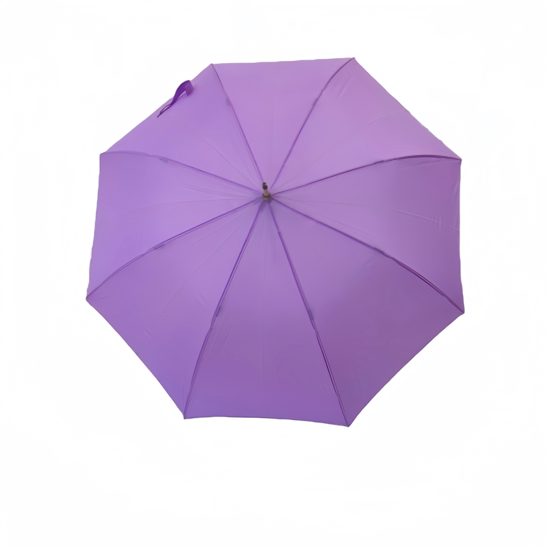 Giữ khô 23 inch thẳng cầm gỗ ô Brolly với 8 xương sườn siêu chống gió và ánh sáng