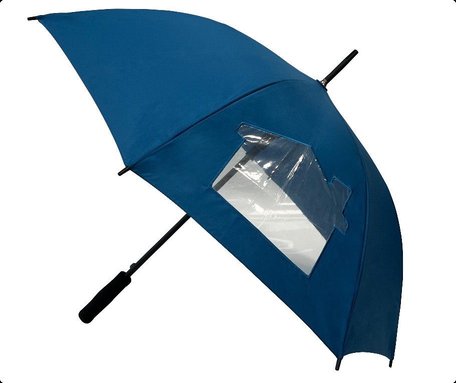 Tự động mở và đóng bằng tay Full Fiberglass Frame Golf Umbrellas With A Transparency Windows