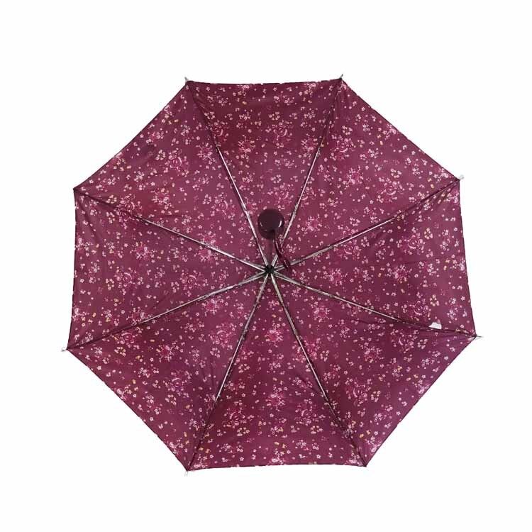 Chất chống thấm nước Chiếc dù gấp Thiết kế nhỏ gọn Vỏ xách bao gồm Bảo vệ đi lại nhẹ