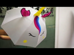Cute animal shaped kid umbrella ears children umbrella