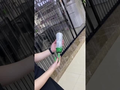 Hướng dẫn tối giản mở, ba lần gấp ô trong suốt, 21 inch, dễ mang theo